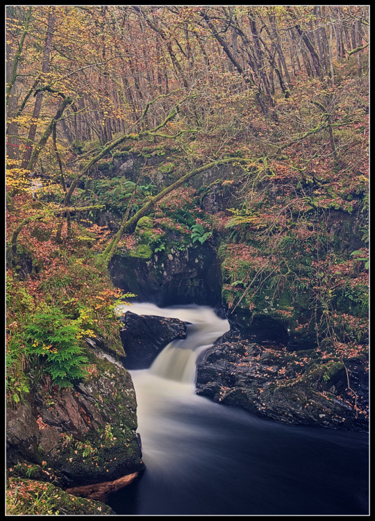 A small cascade of waterfalls, just north of Comrie